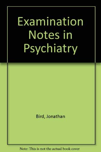 Imagen de archivo de Examination Notes in Psychiatry a la venta por AwesomeBooks