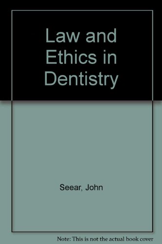 Stock image for Law and Ethics in Dentistry for sale by AwesomeBooks