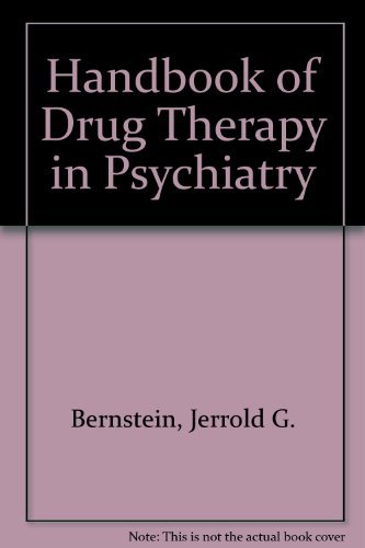 9780723670285: Handbook of Drug Therapy in Psychiatry