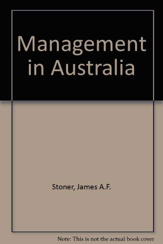 Imagen de archivo de Management in Australia a la venta por Books@Ruawai