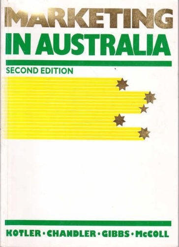 Beispielbild fr Marketing in Australia. Second Edition zum Verkauf von Cambridge Rare Books