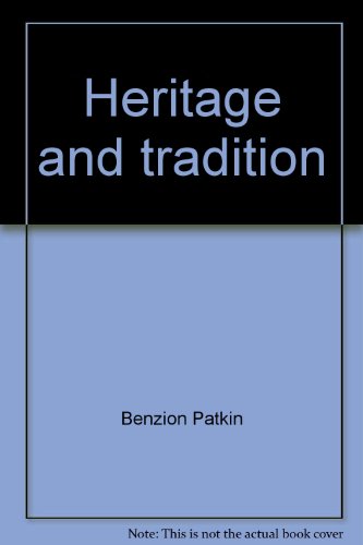 Stock image for Heritage and tradition: The emergence of Mount Scopus College, Patkin, Benzion for sale by CONTINENTAL MEDIA & BEYOND