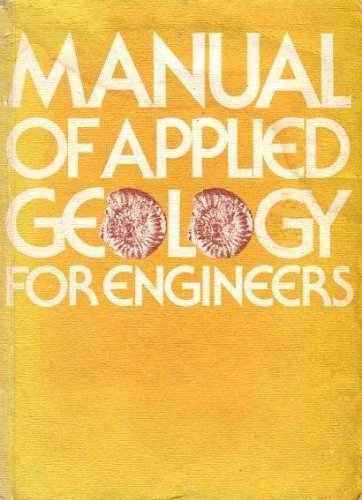 Beispielbild fr Manual of Applied Geology for Engineers zum Verkauf von WorldofBooks