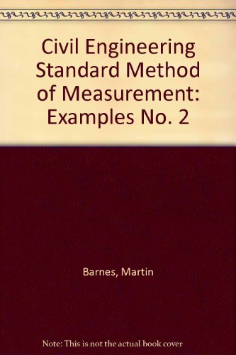 Examples of CESMM2 (No. 2) (9780727713414) by Martin Barnes