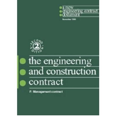 Beispielbild fr The New Engineering Contract: Ecc Option F: Management Contract zum Verkauf von AwesomeBooks