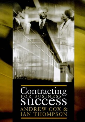 Imagen de archivo de Contracting for Business Success a la venta por WorldofBooks