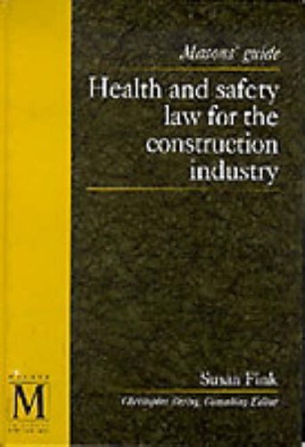 Beispielbild fr Health and Safety Law for the Construction Industry zum Verkauf von WorldofBooks