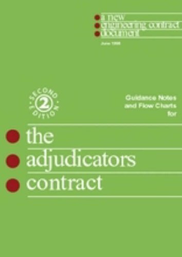 Beispielbild fr The New Engineering Contract: NEC: Adjudicator's Contract: Guidance Notes and Flow Charts zum Verkauf von AwesomeBooks