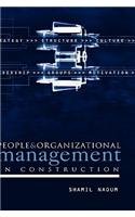 People and Organizational Management in Construction