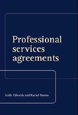 9780727728845: Professional Services Agreements