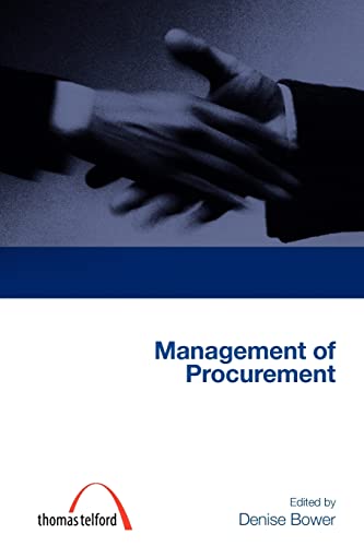 Imagen de archivo de Management of Procurement (construction management series) (student paperbacks) a la venta por Books From California