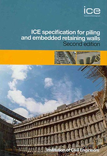 Stock image for ICE Specification for Piling and Embedded Retaining Walls for sale by WorldofBooks