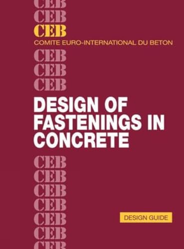 Beispielbild fr Design of Fastenings in Concrete zum Verkauf von Blackwell's