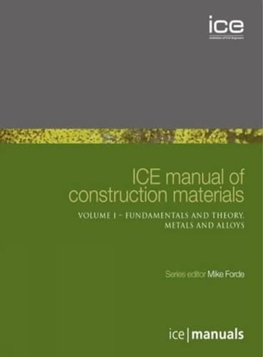 Stock image for ICE Manual of Construction Materials. TWO VOLUMES for sale by suffolkbooks