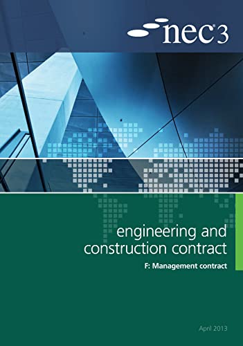 Beispielbild fr NEC3 Engineering and Construction Contract Option F: Management contract zum Verkauf von AwesomeBooks