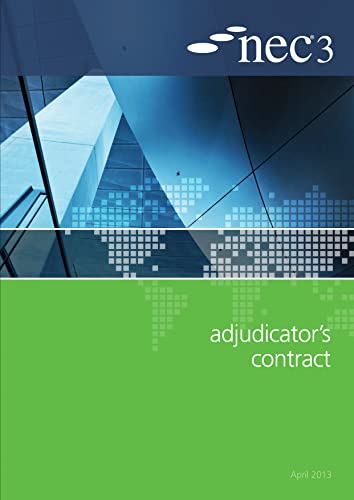 Stock image for NEC3 Adjudicator's Contract (AC) for sale by Blackwell's