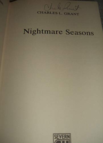 Stock image for NIGHTMARE SEASONS for sale by Daedalus Books