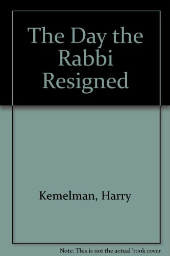 9780727850300: The Day the Rabbi Resigned