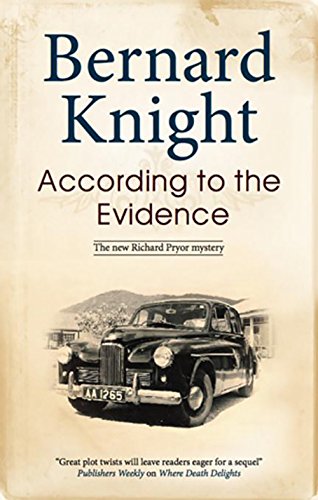 Stock image for According to the Evidence (Richard Pryor Mysteries, 2) for sale by SecondSale