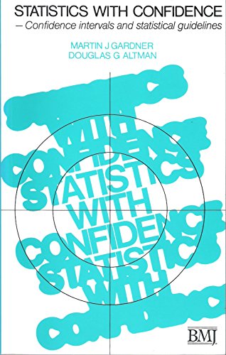 Imagen de archivo de Statistics With Confidence : Confidence Intervals and Statistical Guidelines a la venta por SecondSale