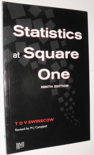 Imagen de archivo de Statistics at Square One (Product Code #340305240)) a la venta por WorldofBooks