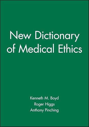 Stock image for The New Dictionary of Medical Ethics for sale by The Guru Bookshop