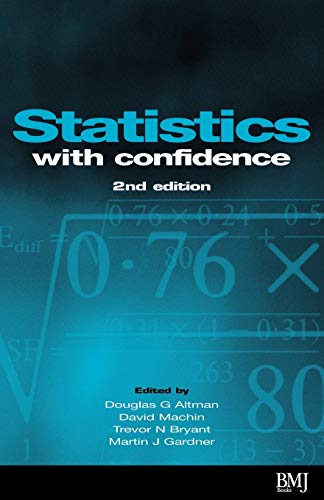 Imagen de archivo de Statistics with Confidence : Confidence Intervals and Statistical Guidelines a la venta por Better World Books