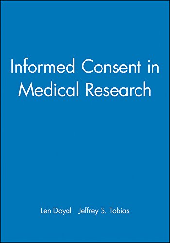 Beispielbild fr Informed Consent in Medical Research zum Verkauf von Blackwell's