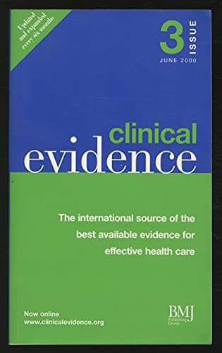 Beispielbild fr Clinical Evidence: 3rd Issue zum Verkauf von Anderson Book