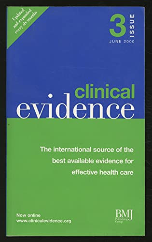 Stock image for Clinical Evidence: 3rd Issue for sale by Anderson Book