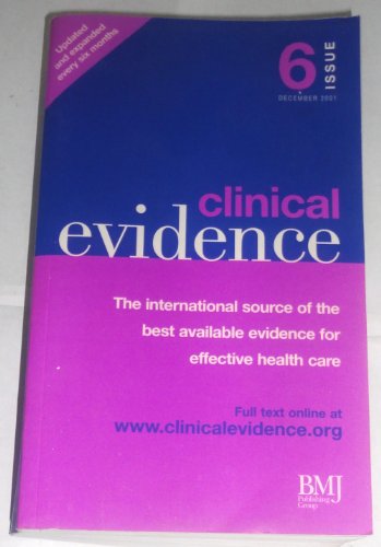 Stock image for Clinical Evidence for sale by SecondSale