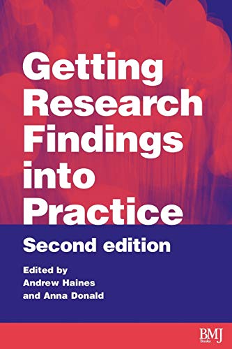 Imagen de archivo de Getting Research Findings into Practice a la venta por Better World Books