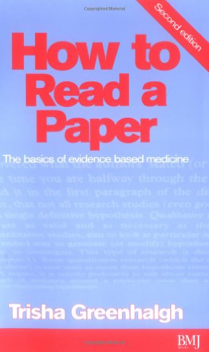 Stock image for How to Read a Paper: The Basics of Evidnece Based Medicine: The Basics of Evidence Based Medicine (HOW  " How To) for sale by WorldofBooks