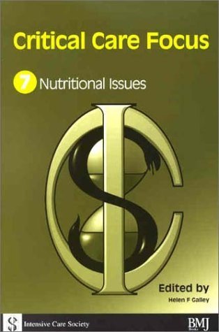 Imagen de archivo de Nutritional Issues (Critical Care Focus; 7) a la venta por PsychoBabel & Skoob Books