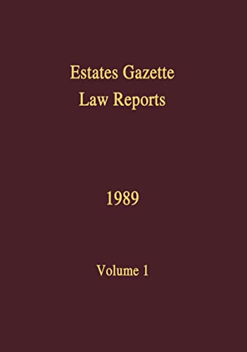 9780728201361: EGLR 1989 (Estates Gazette Law Reports)
