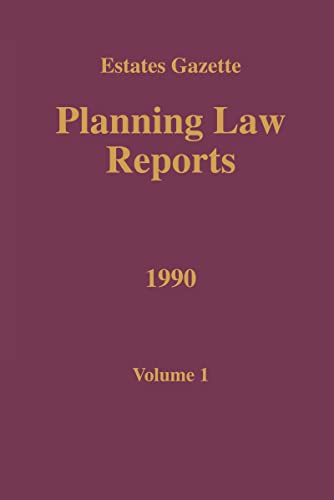 Imagen de archivo de Estates Gazette Planning Law Reports 1990 Volume 1 a la venta por Webbooks, Wigtown