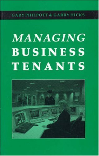 Imagen de archivo de Managing Business Tenants a la venta por Goldstone Books