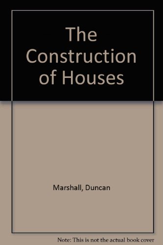 Imagen de archivo de The Construction of Houses a la venta por AwesomeBooks