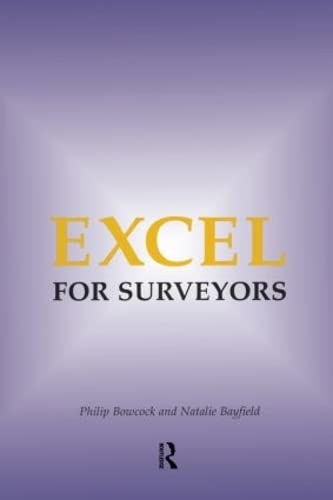 Beispielbild fr Excel for Surveyors zum Verkauf von AwesomeBooks