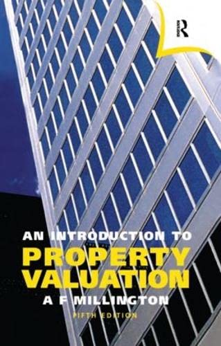 Imagen de archivo de An Introduction to Property Valuation a la venta por Blackwell's