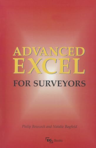 Imagen de archivo de Advanced Excel for Surveyors a la venta por Phatpocket Limited