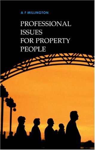 Beispielbild fr Professional Issues for Property People zum Verkauf von WorldofBooks