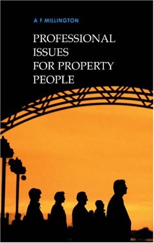 Stock image for Professional Issues for Property People for sale by WorldofBooks