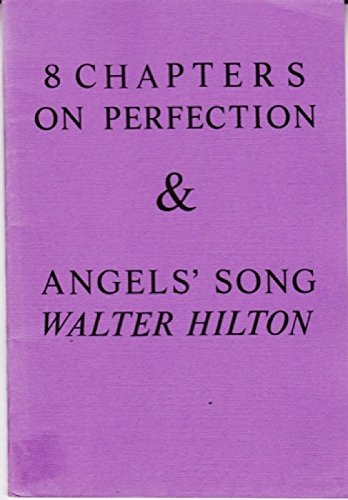 Beispielbild fr 8 Chapters on Perfection &amp; Angels' Song zum Verkauf von Blackwell's