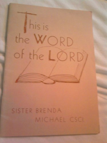 9780728301122: This Is the Word of the Lord (Fairacres Publication)