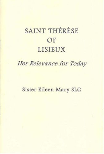 Beispielbild fr Saint Thrse of Lisieux zum Verkauf von Blackwell's