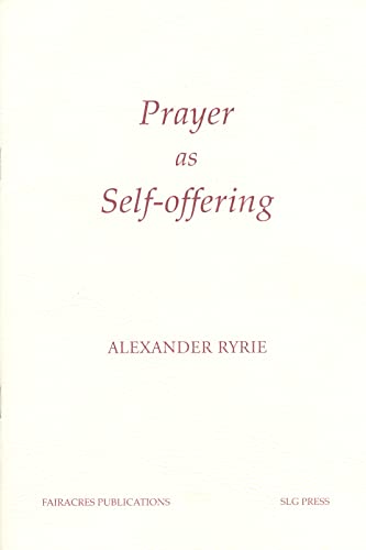 Beispielbild fr Prayer as Self-Offering zum Verkauf von WorldofBooks