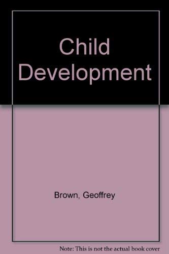 Stock image for Child Development for sale by Goldstone Books