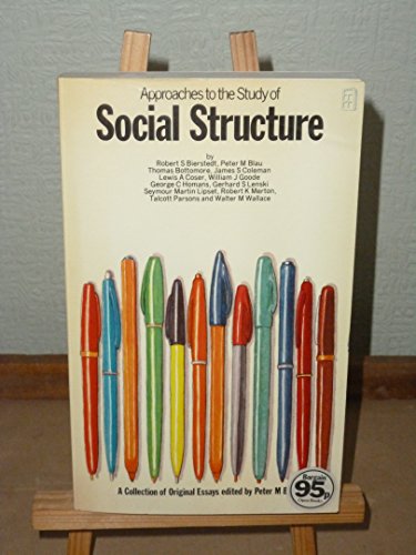 Imagen de archivo de Approaches to the Study of Social Structure a la venta por WorldofBooks