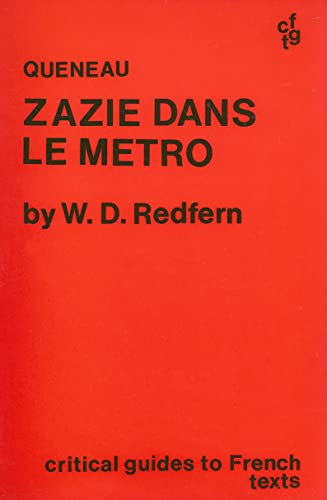 Imagen de archivo de Queneau's "Zazie Dans le Metro" a la venta por Better World Books Ltd